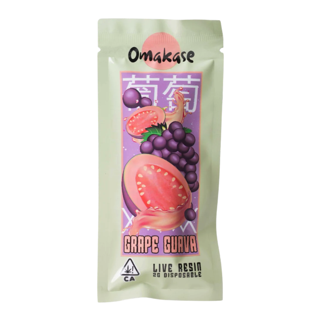 Omakase Grape Guava 2g Live Resin Disposable