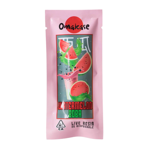 Omakase Watermelon Boba 2g Live Resin Disposable