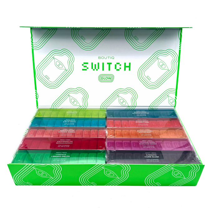 Boutiq Glow-In-The-Dark Switch Liquid Diamond 2g – 100 Count Boutiq Glow-In-The-Dark Switch Liquid Diamond 2g – 100 Count
